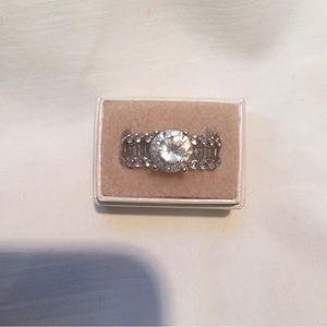 Cubic Zirconia Sterling Silver Ring